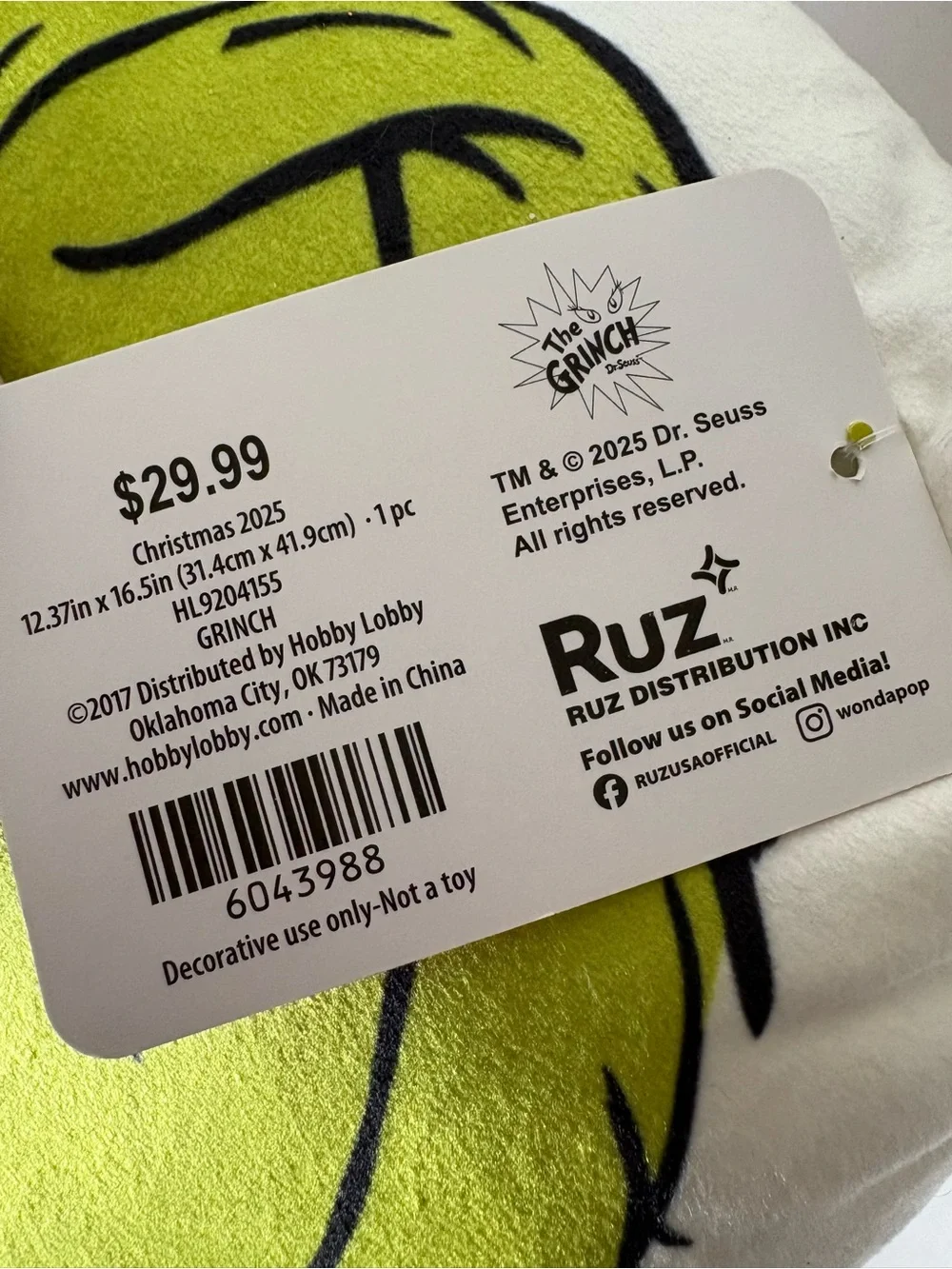 Ruz new tags